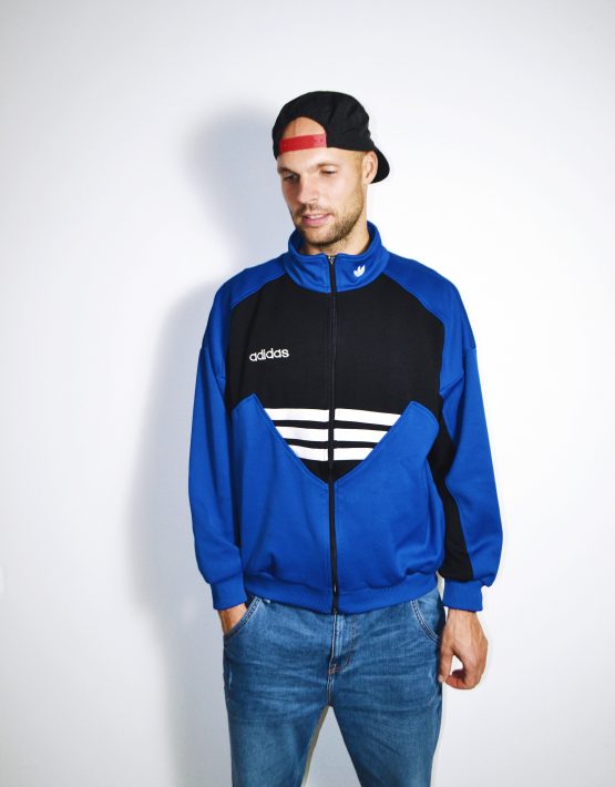 Adidas Originals vintage blue jacket | The best vintage clothing in Europe