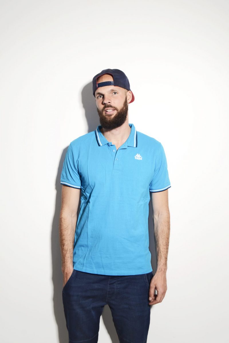 Kappa blue polo shirt