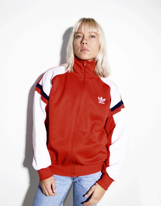 Adidas Originals vintage jacket red | HOT MILK vintage clothing online EU