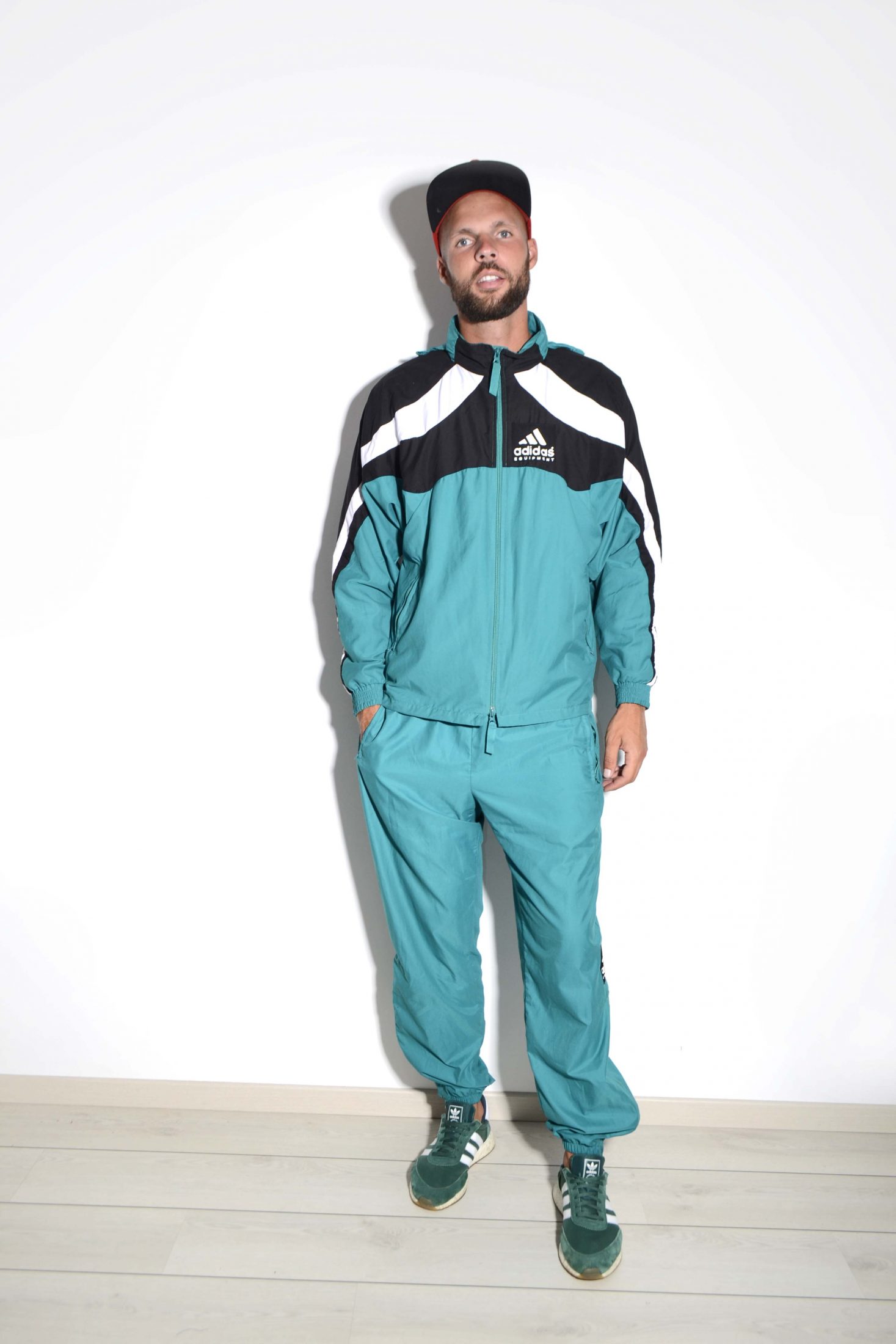 Adidas 90s vintage tracksuit green | HOT MILK 90's style vintage clothes