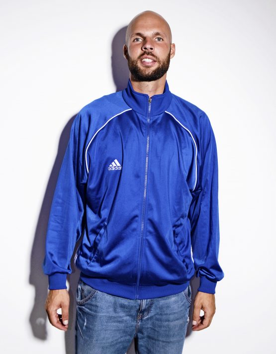 ADIDAS vintage blue track jacket mens | HOT MILK 90's streetwear online