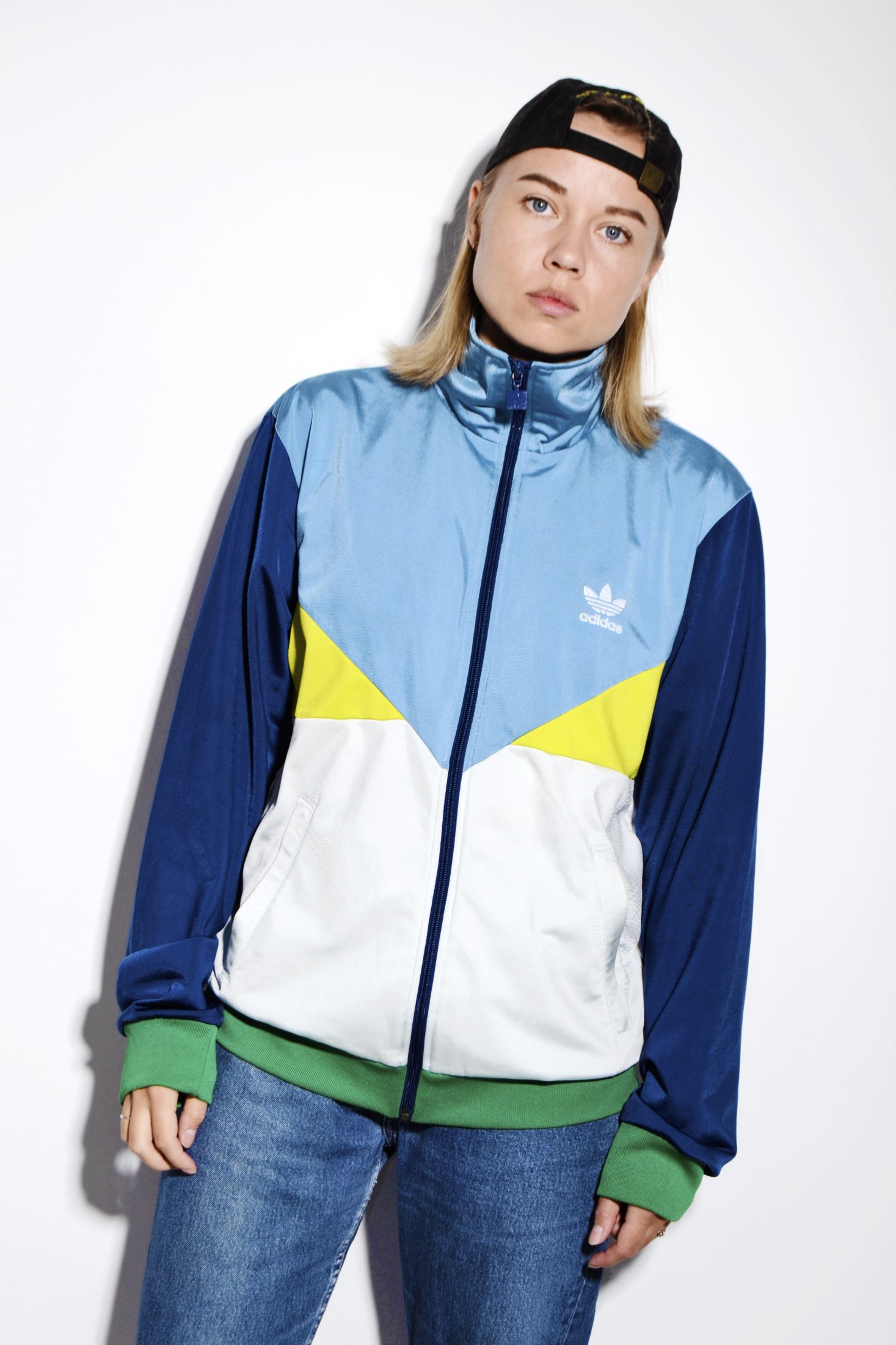 Adidas Originals colour blocking jacket | HOT MILK 90s clothing online