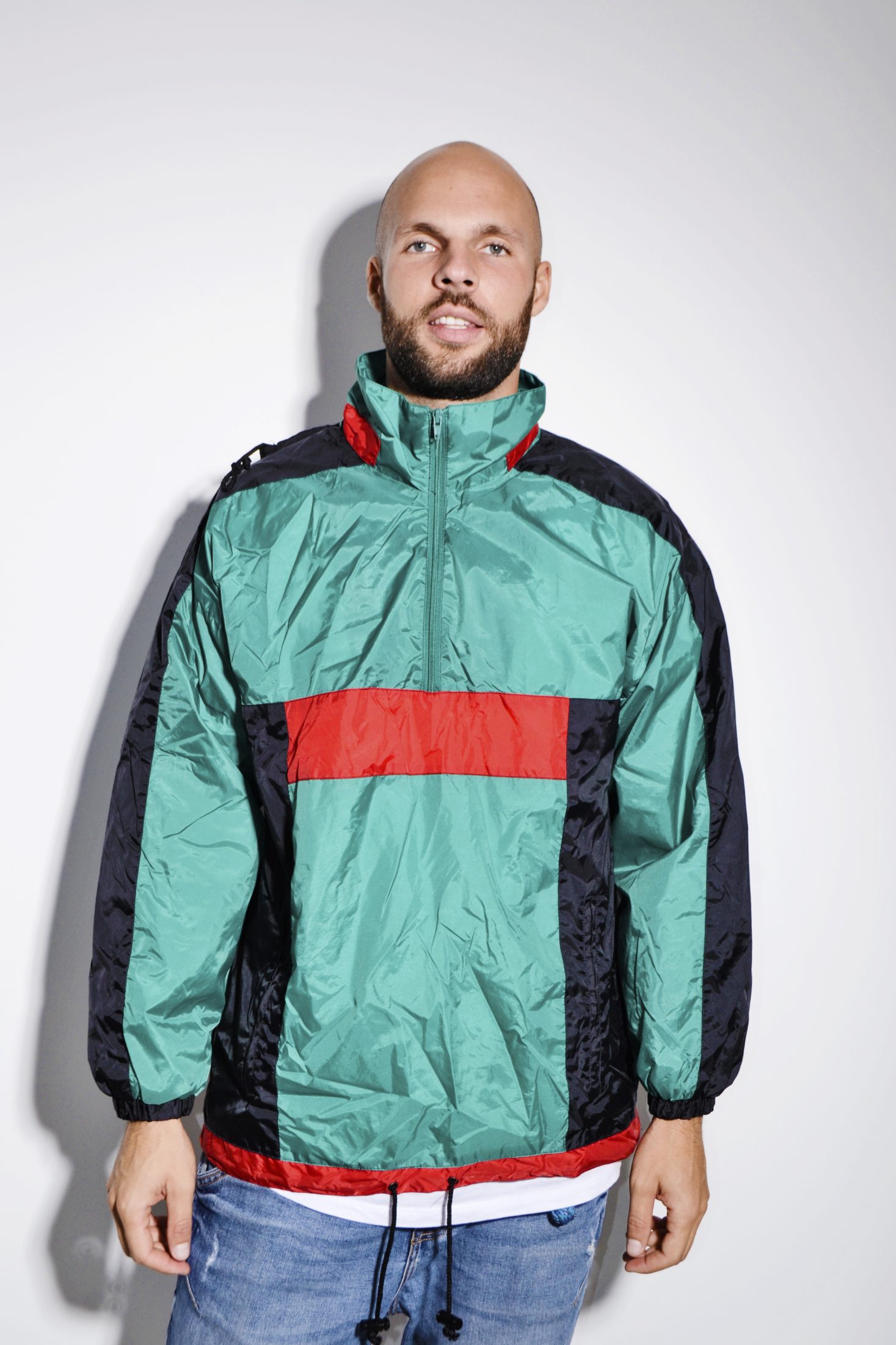 Download 90s green mens hooded jacket | HOT MILK vintage clothing ...