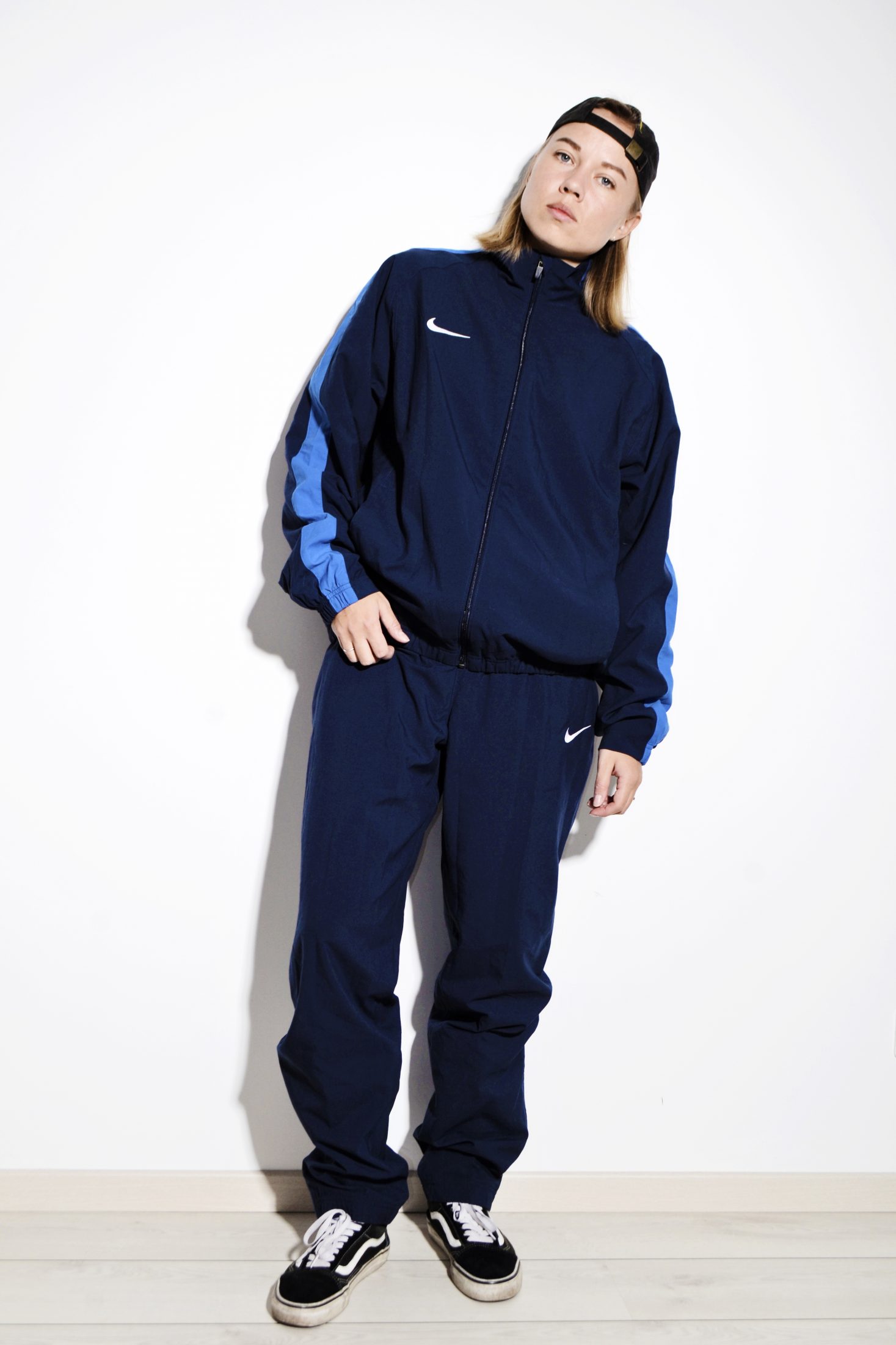 escucha maduro antecedentes Nike vintage blue shell suit | HOT MILK 90's vintage clothing online store