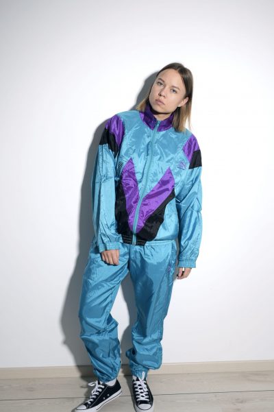 90s vintage purple shell suit | HOT MILK 90's style vintage clothing online