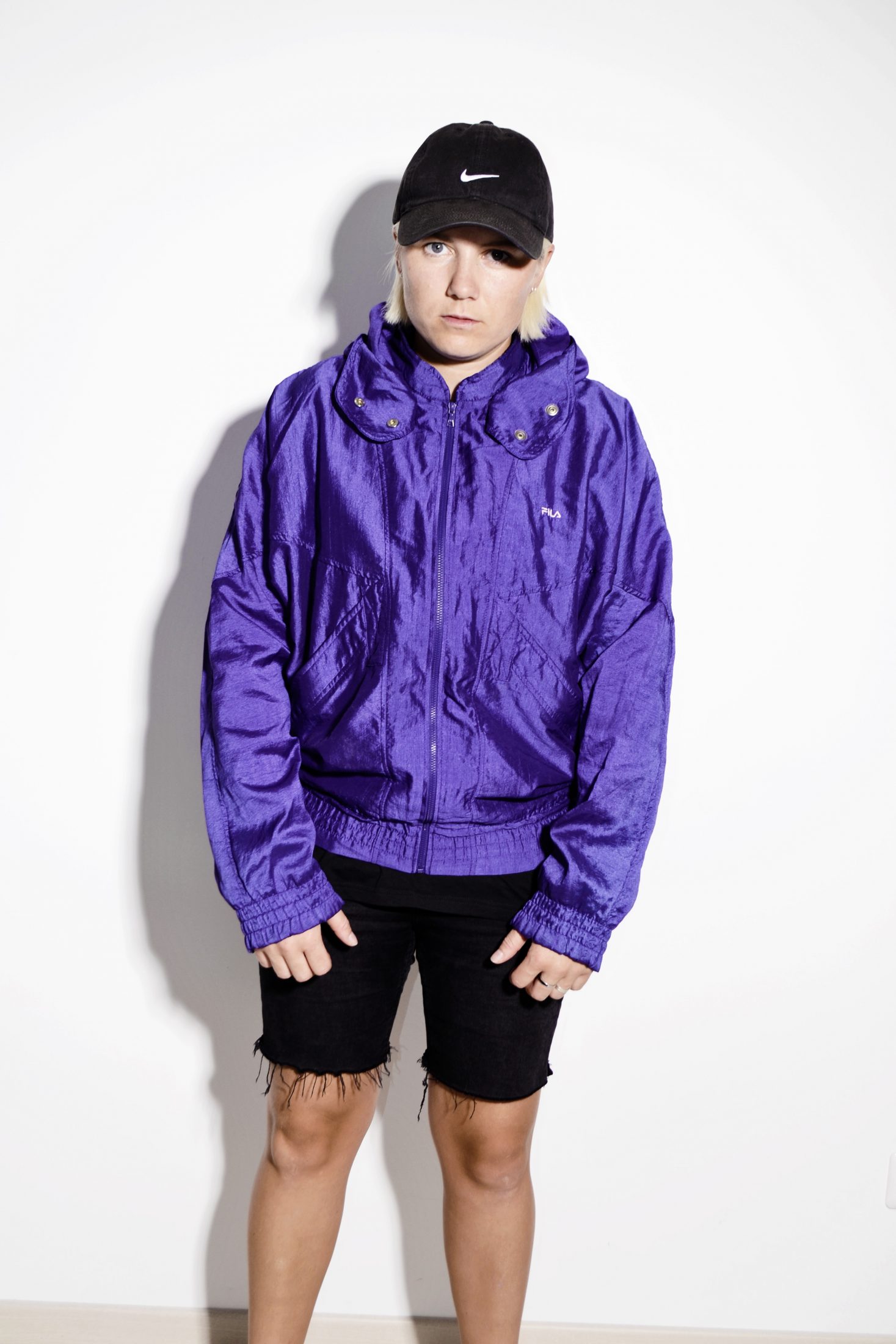 fila jacket purple