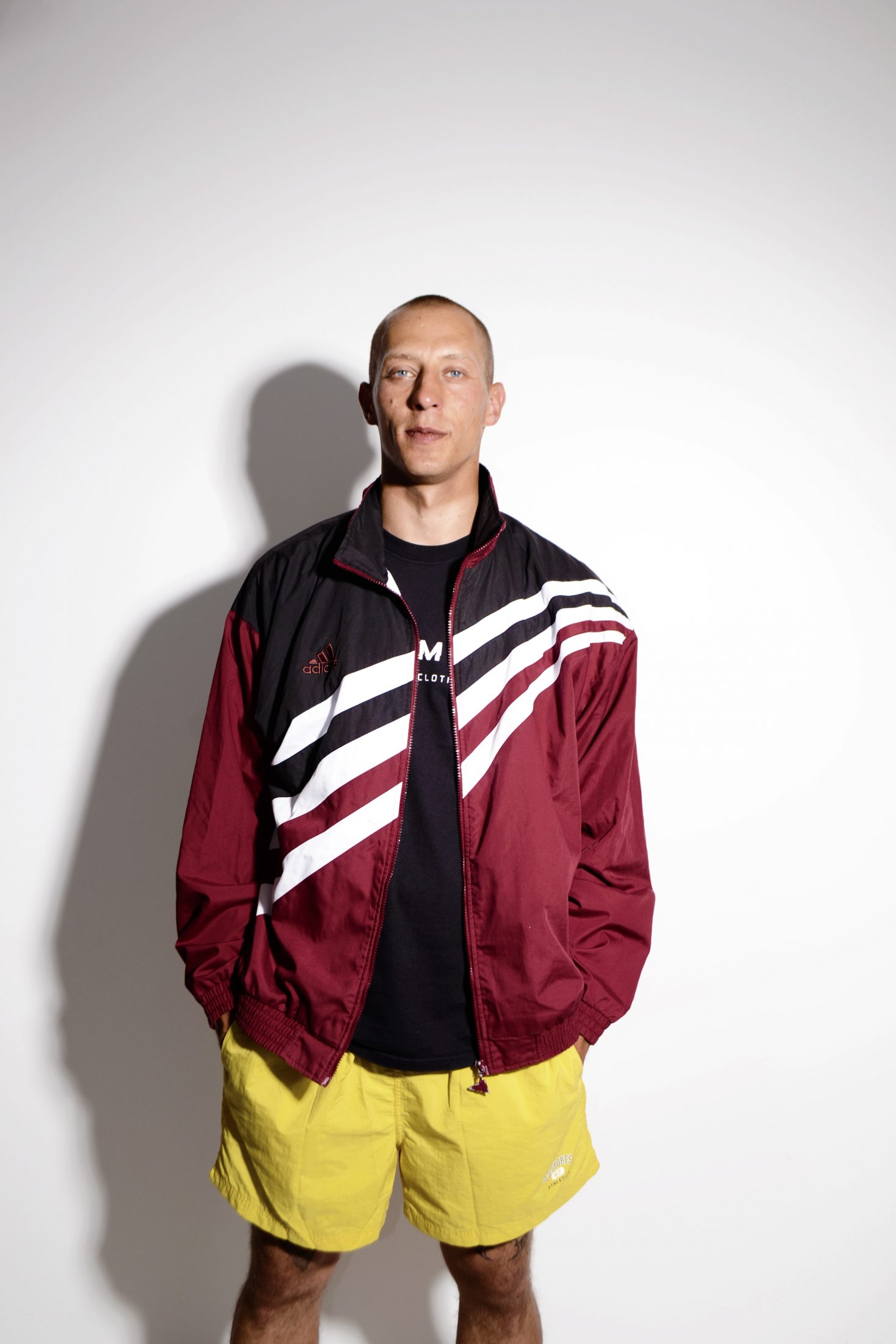ADIDAS track top jacket red | HOT MILK 90s 80s mens clothing online