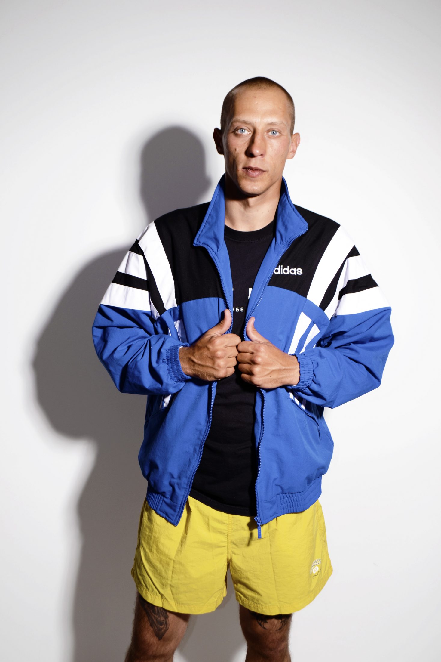 tribu Electrónico Oscurecer Retro ADIDAS sport jacket blue | HOT MILK 90s 80s mens clothing online