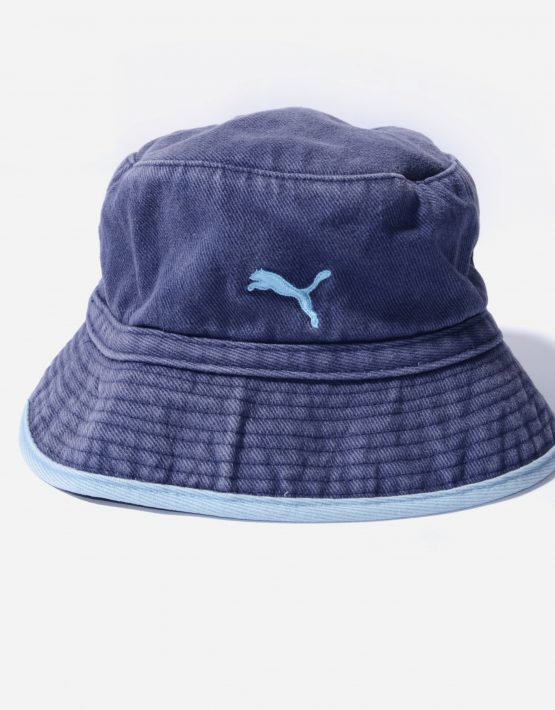 PUMA blue color bucket hat for men | Vintage clothing online store