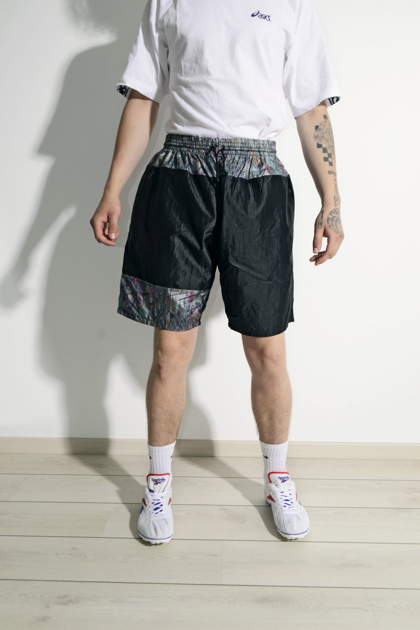 Vintage black summer shorts men | HOT MILK vintage clothing online