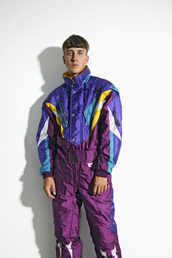 Vintage ski suit winter multi colour | 80s 90s fashion outfit mens clothing