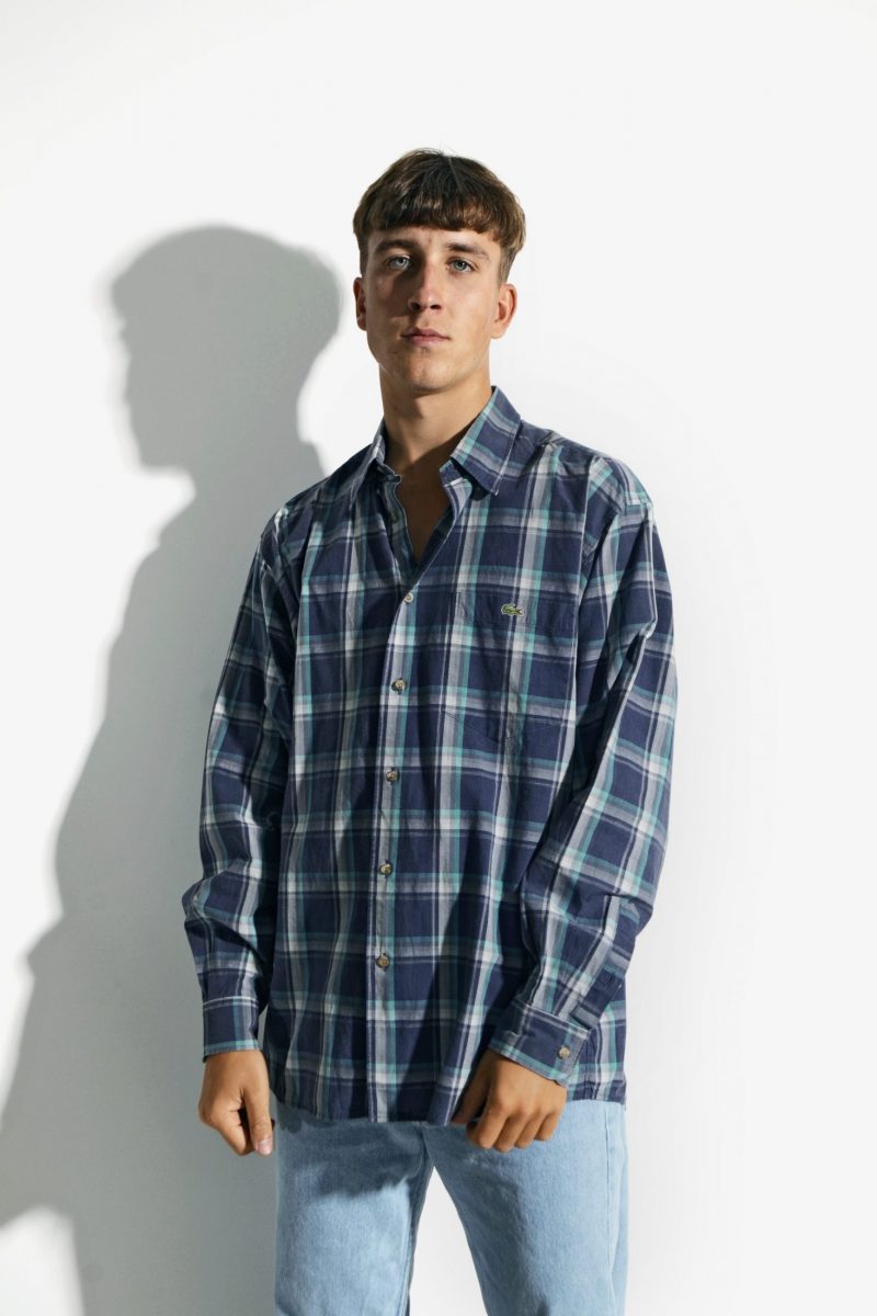 LACOSTE vintage plaid shirt | Vintage clothes online for men