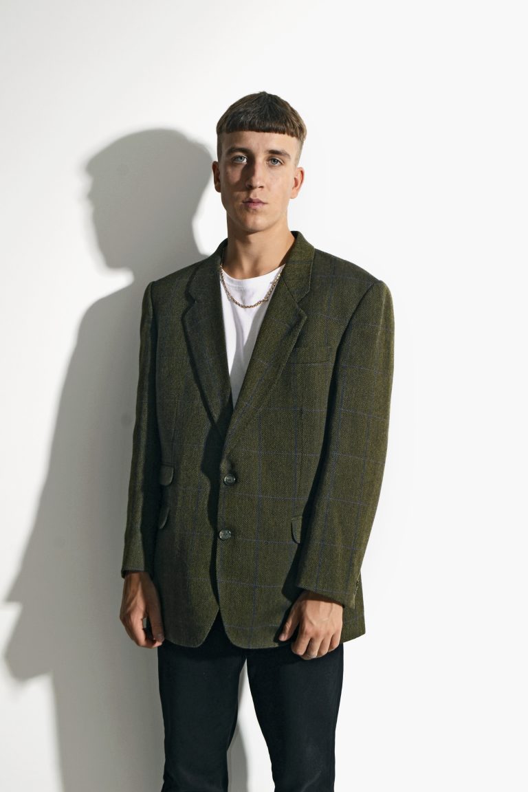 80s blazer green khaki | HOT MILK 80s vintage clothing