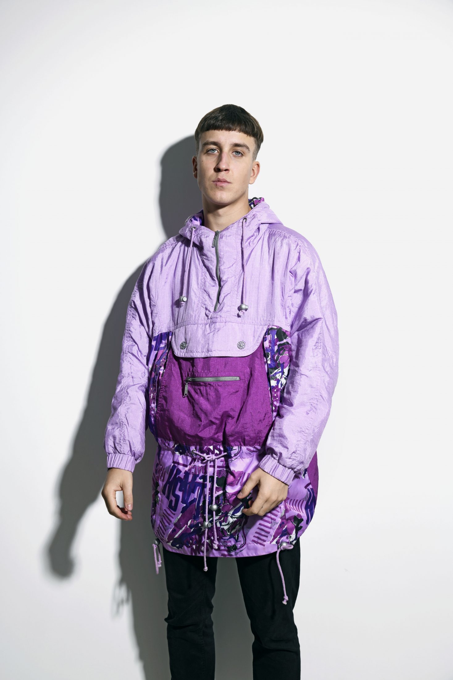 Retro 90s purple jacket | HOT MILK 80s vintage clothing