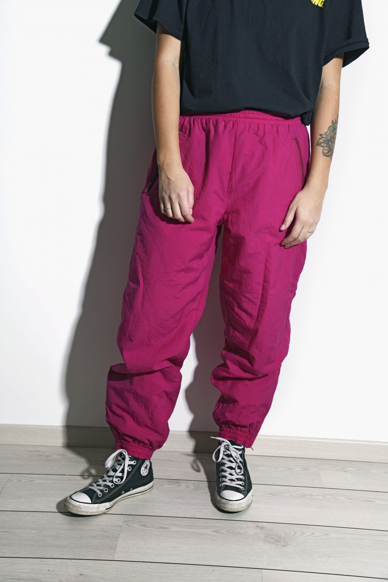 Retro pink ski pants | HOT MILK vintage clothing online shop
