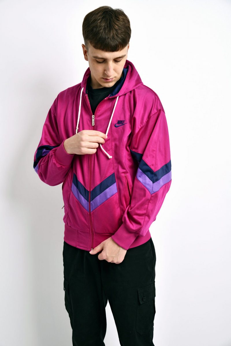 NIKE vintage jacket pink | HOT MILK 80s vintage clothing