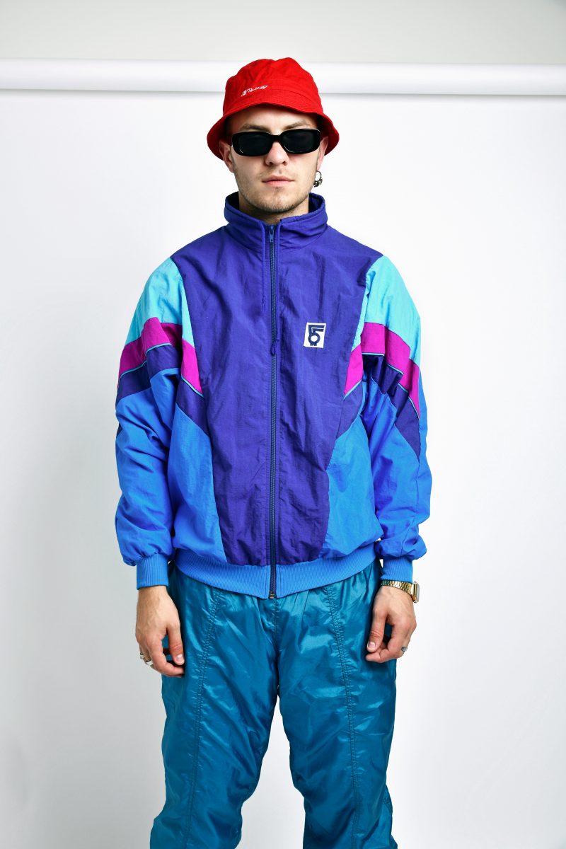 Vintage 90s windbreaker multi