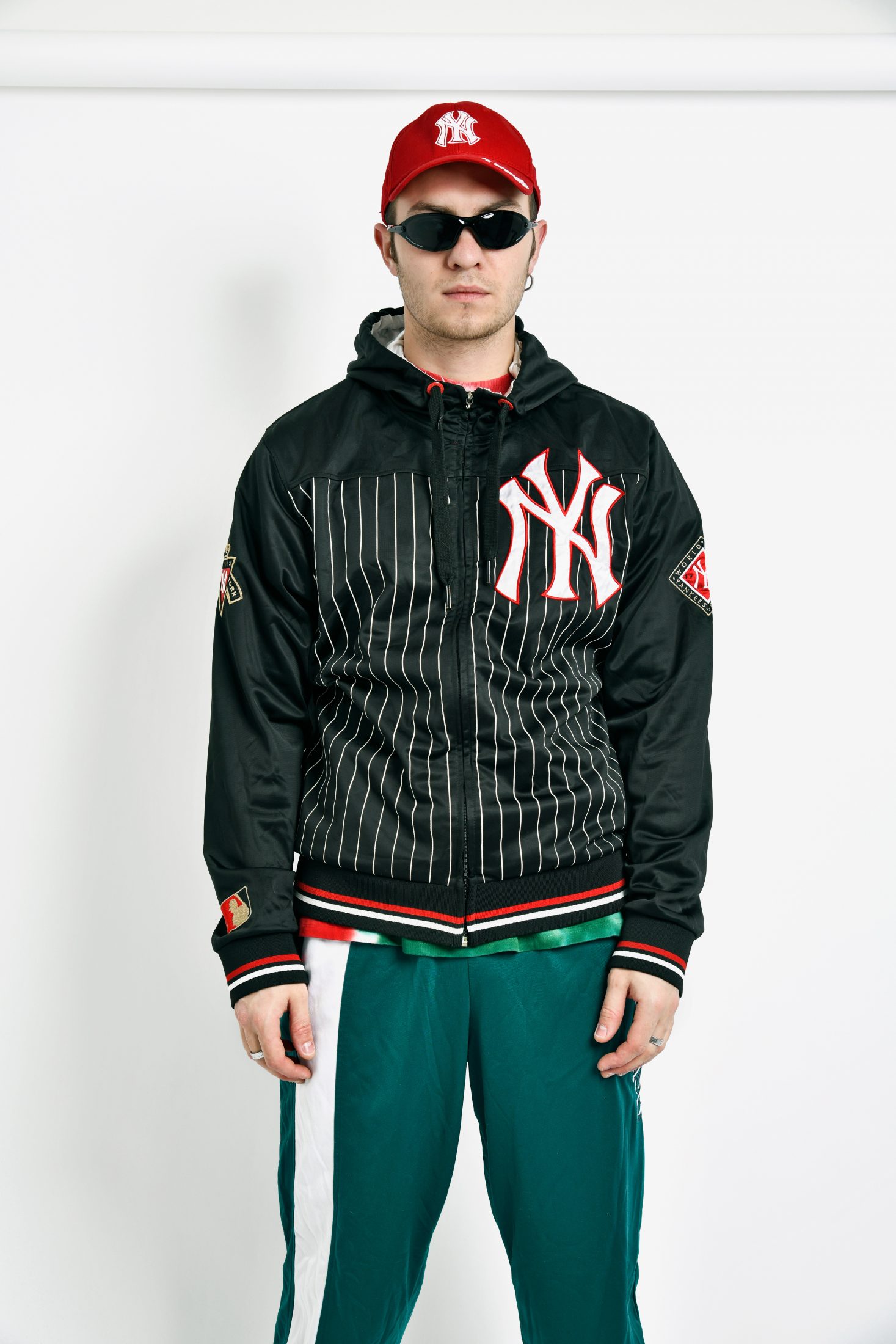MAJESTIC NY Yankees jacket  HOT MILK 80s vintage clothing