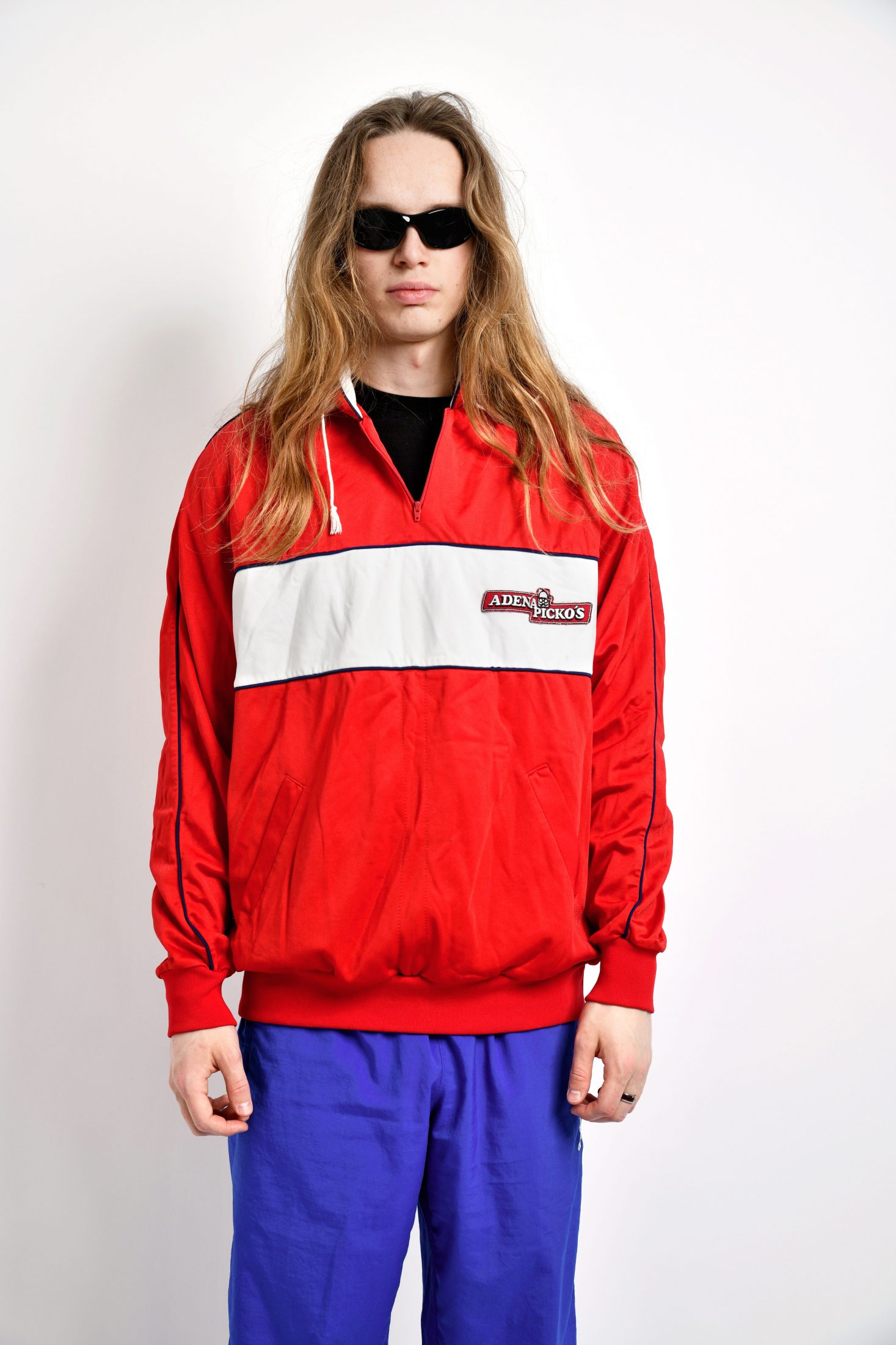 80s hooded sports jacket | Vintage clothes online for men