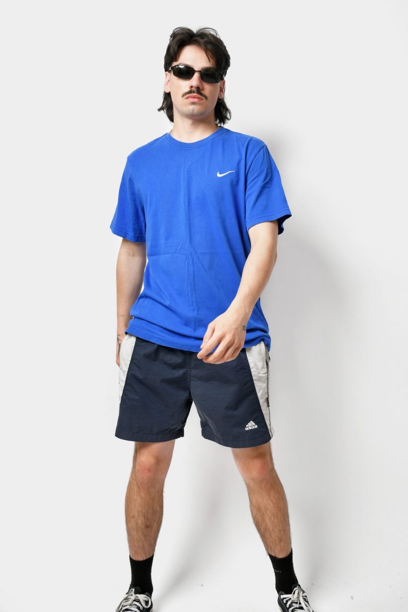 NIKE cotton t-shirt blue