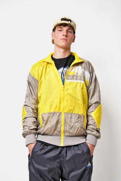 90s style jacket yellow