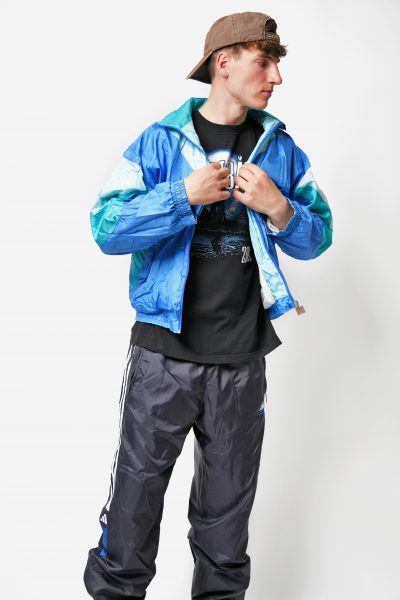 Vintage striukė dangiškai mėlyna