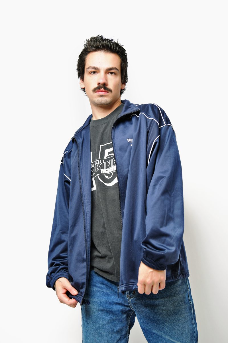90s blue REEBOK jacket