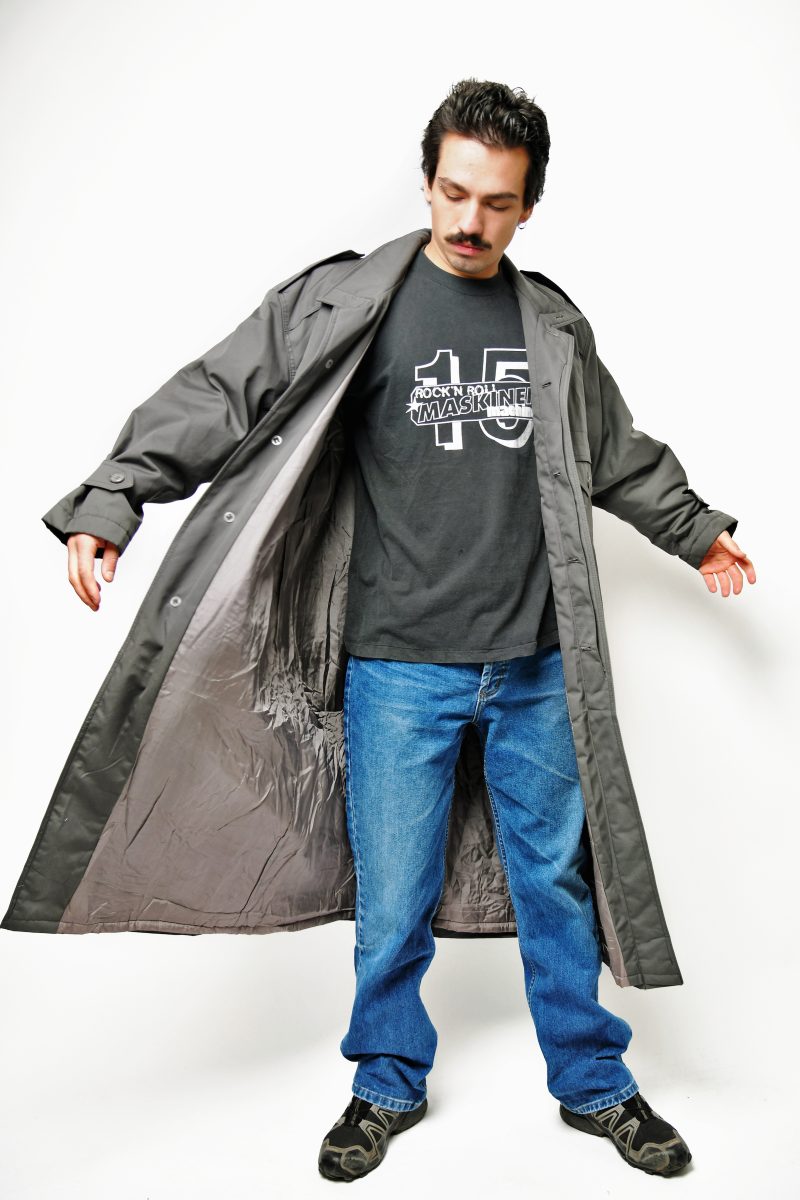 80s detective coat grey