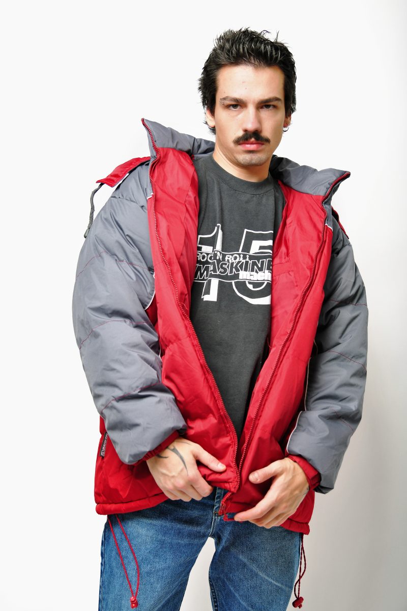 Y2K winter hooded puffer