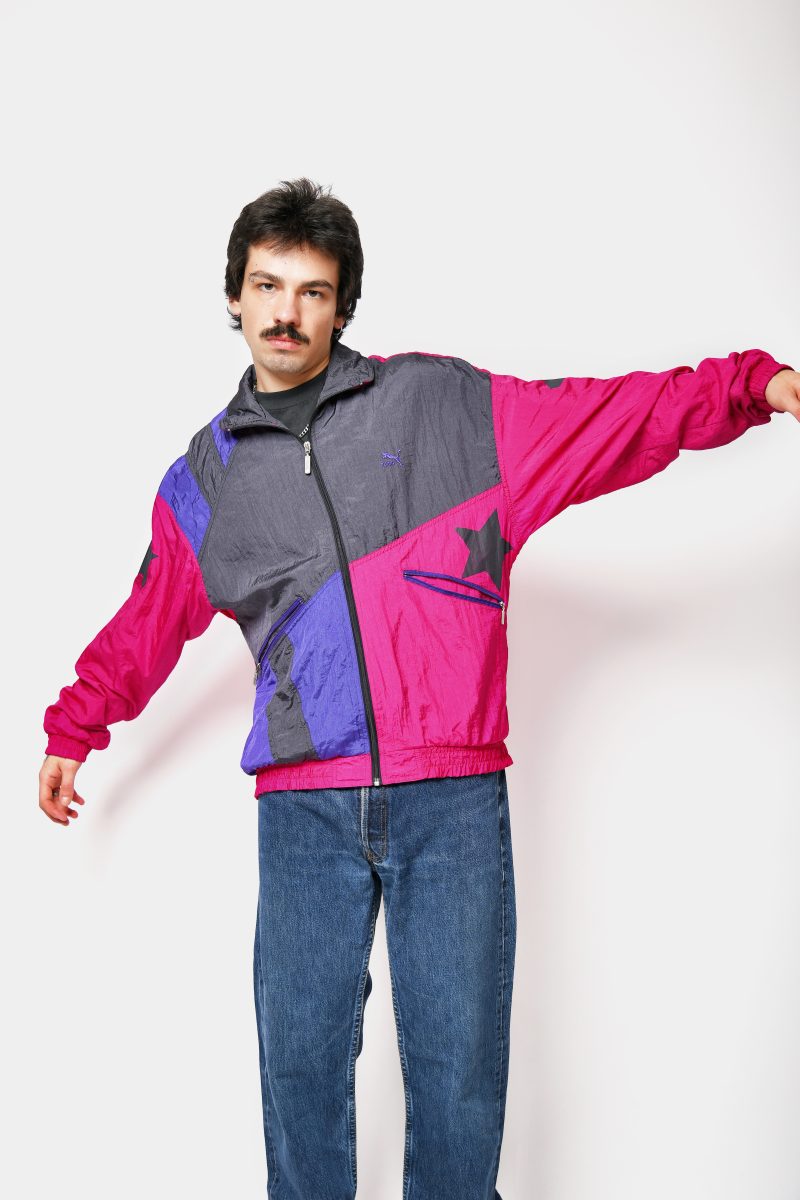 PUMA pink 1990s jacket