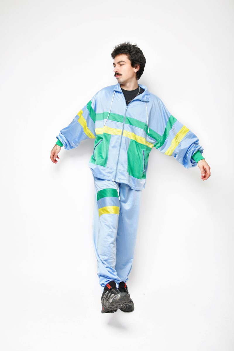 Rave 80s retro suit set costume multi
