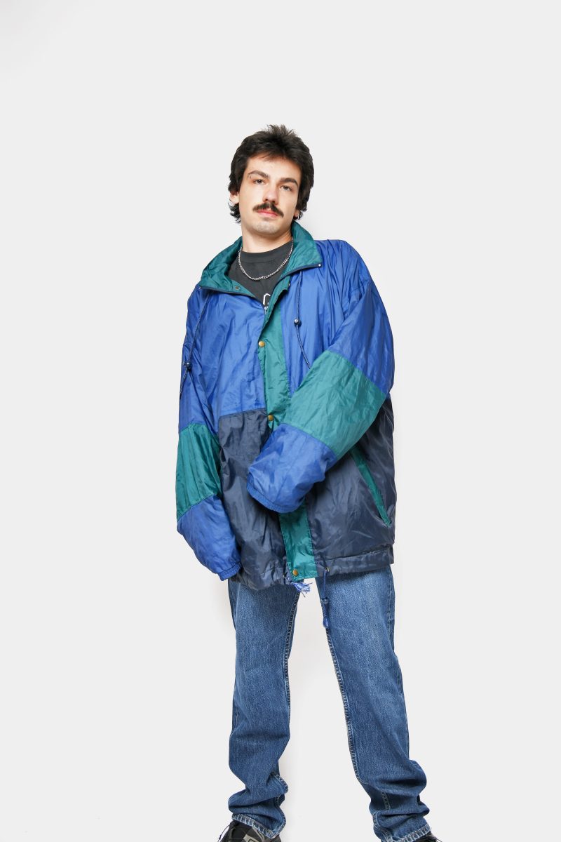 80s rain coat windbreaker