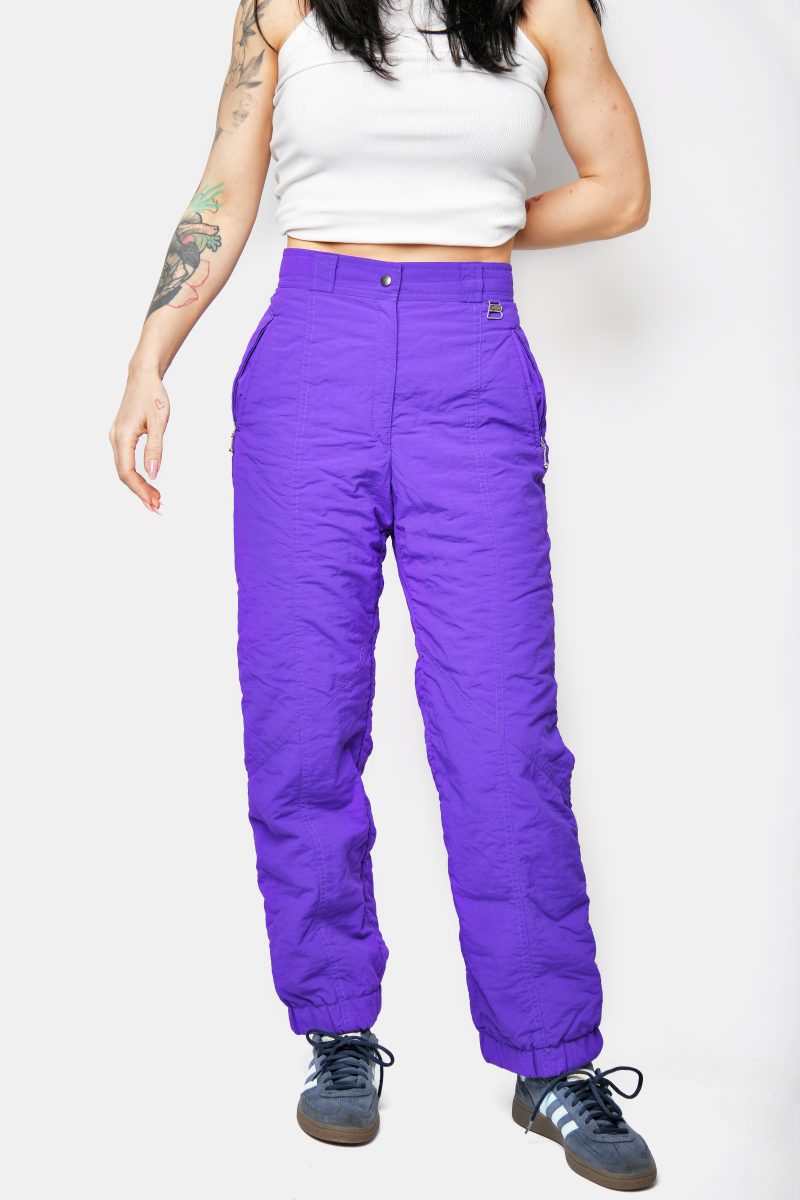 Retro purple pants