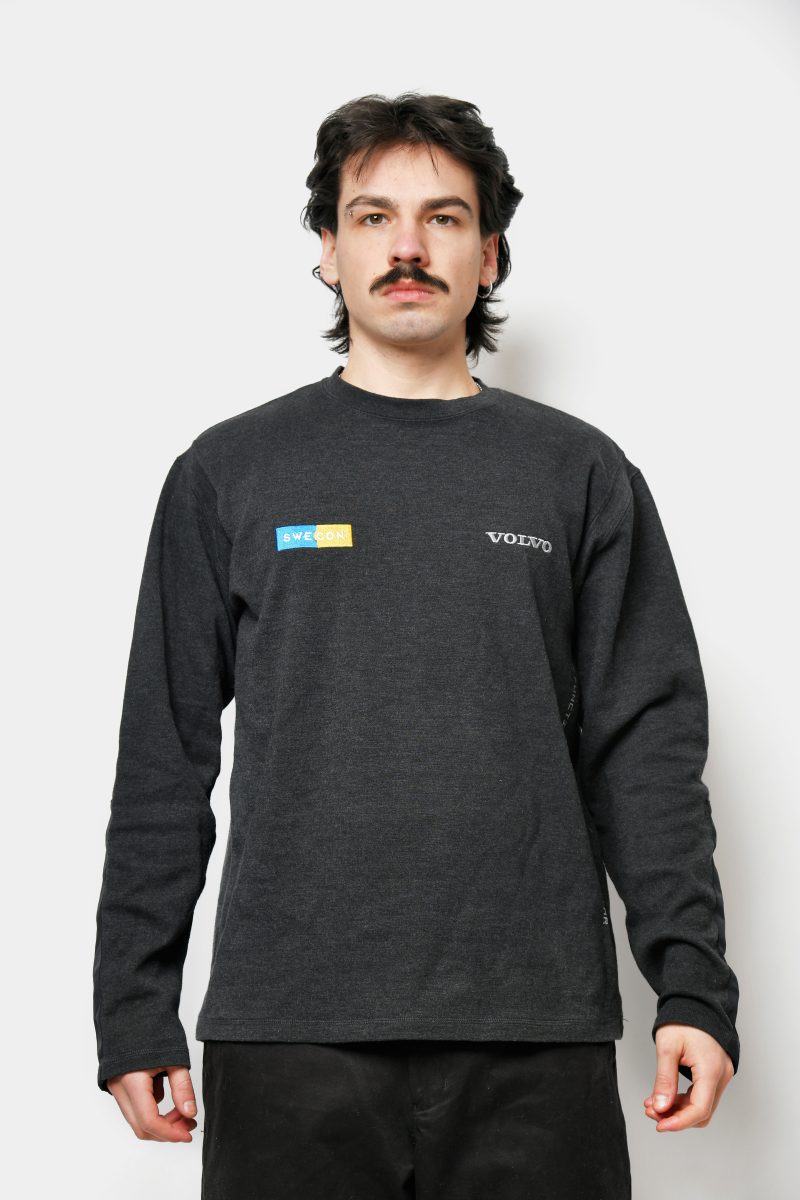 Y2K grey crew sweatshirt