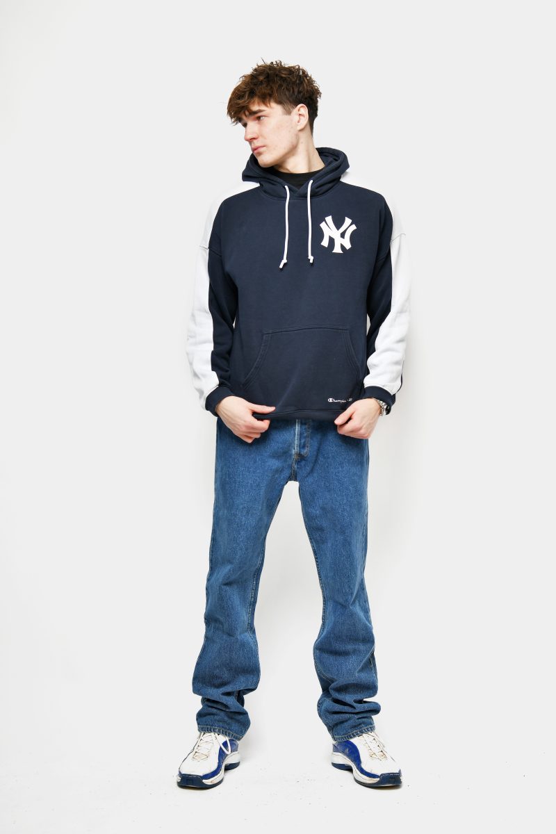 CHAMPION hoodie blue