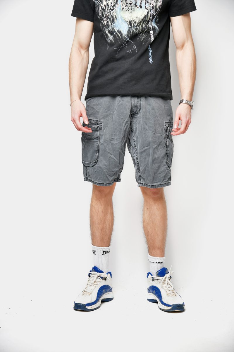 Vintage Wrangler cargo shorts grey