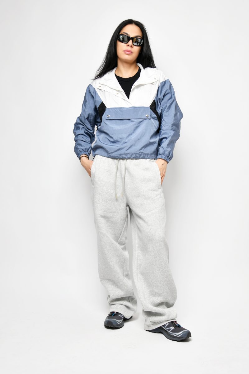 Y2K hooded pullover jacket