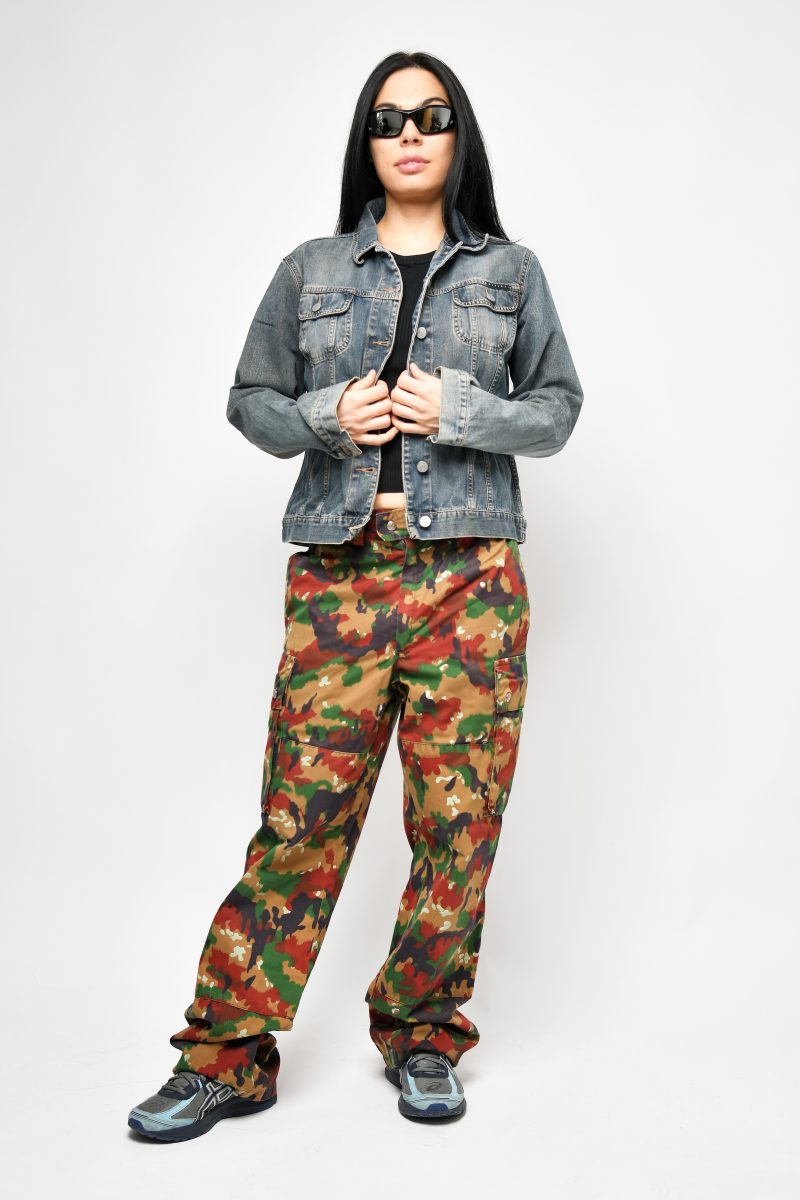 Sisley denim jacket in mid grey blue