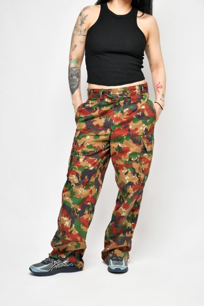 Vintage cargo Hose camouflage